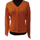 Damen V-Ausschnitt Pashmina Jacke amber -HWPC005